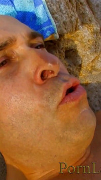 Cumshot in mouth after anal fuck with blonde teen