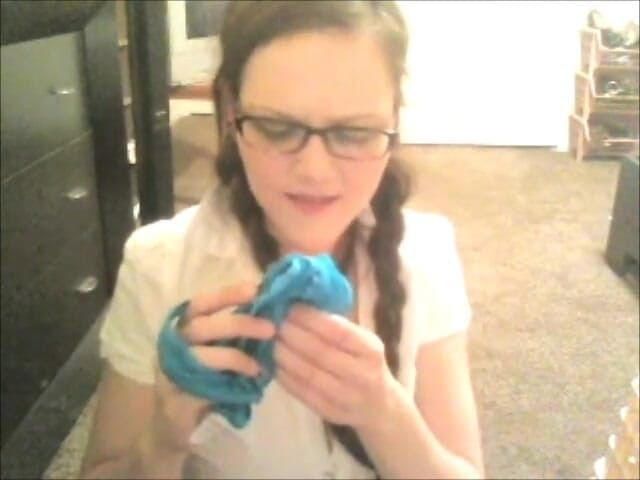 Selfgags classic: Snooping college girl gagged with stepsister’s kinky toys! (Episode 1 of 2)