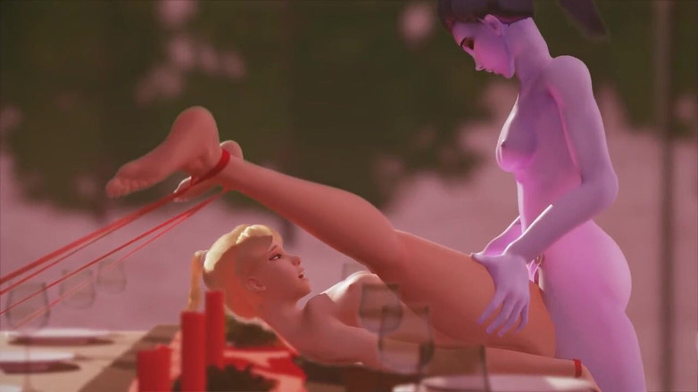 Velvixian 3D: Widowmaker пробує свій подарунок