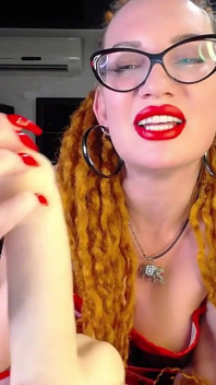 CBT JOI dlouhá červená Nails.mp4