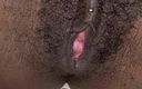 Super sexy ebony cuties: My Hairy Pieced Wet Pussy Contractions Close up