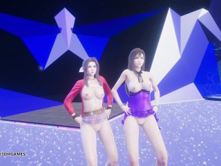 3D-Hentai Games: [MMD] TAEYEON - INVU Aerith Tifa Lockhart hot striptease final fantasy...