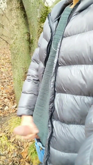 Idmir Sugary: Two Cumshots While Walking Outdoor - Cum After Cum