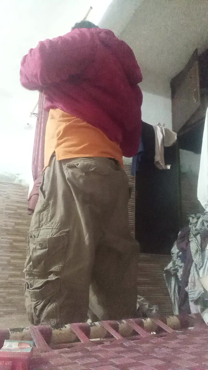 White ass: Stor vit röv naken