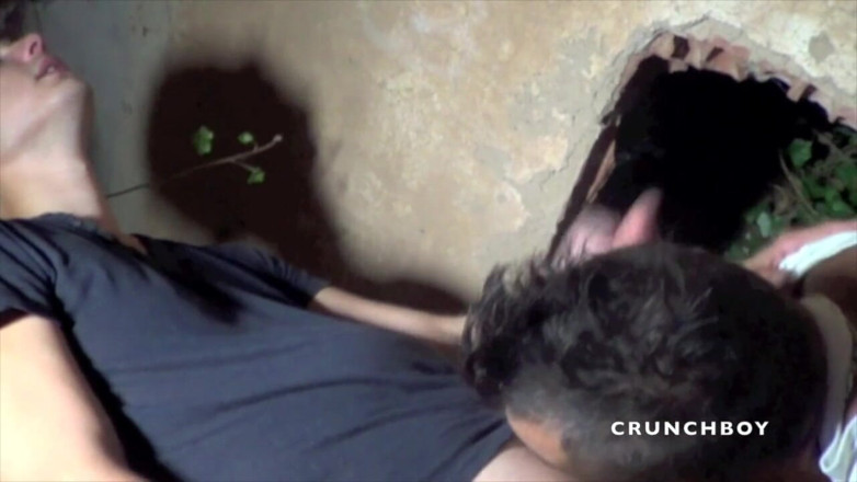 STRAIGHT BOY CURIOUS: Gay suck a str8 in exhib outdoor place
