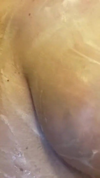 Bbwbootyful In shower soaping my huge boobs