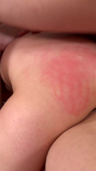 Dirty blonde teen takes two cocks in her narrow asshole