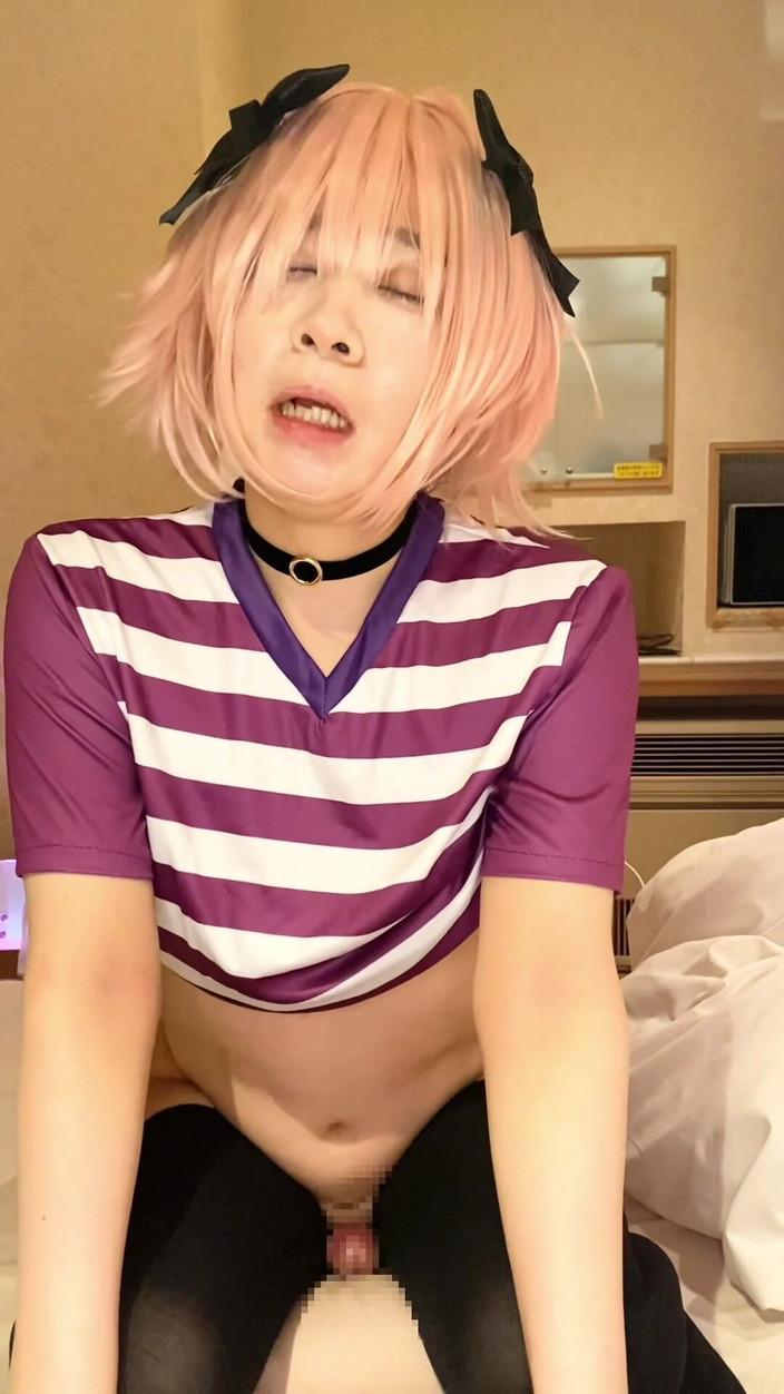 Tsuki-miko: FGO Astolfo - Sissy Cowgirl Anal Fuck
