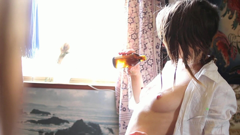 ATK Hairy: Roe uses the lotion to moisturize her hairy legs showing...