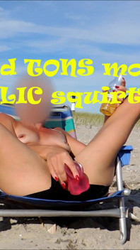 Aperçu Du Squirt Sur La Plage
