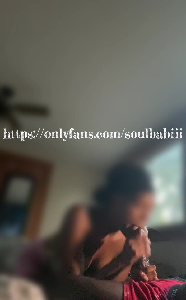 Soulbabii: Sloppily Sloppily Sucking His Dick. I Dont Give His Dick...