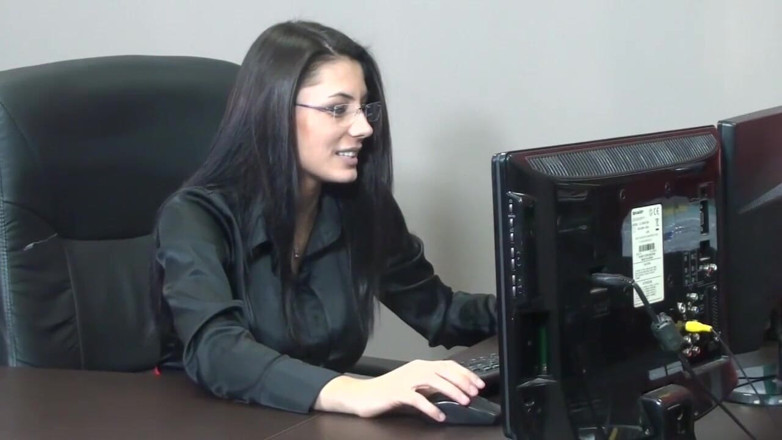 Just X Star: Fake-titted MILFS give each other pleasure in the office
