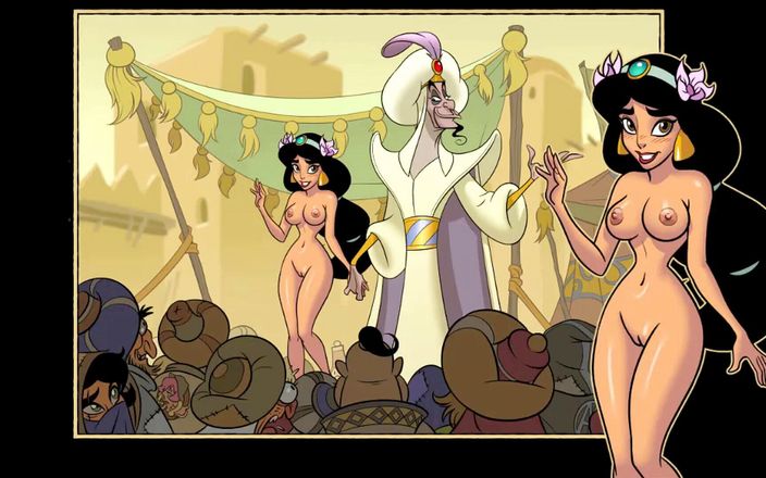 Cartoon Play: Iris quest Jasmine Aladdin část 2 - Jafar a jeho děvka Jasmine