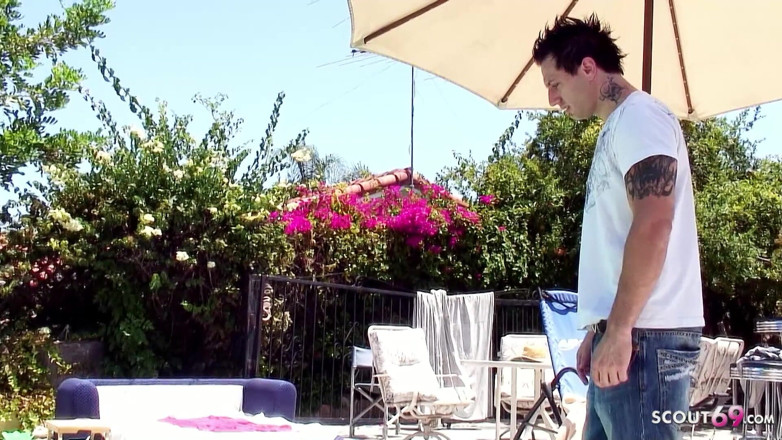 Full porn collection: Cute teen Kaci fucked by pool boy with big cock...