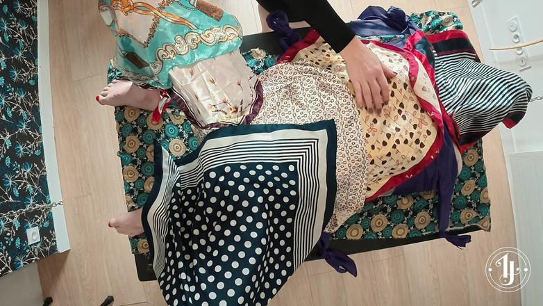 InannaJustice: Tetek selendang sensual mengusik: Inanna Justice mengikat &amp; mengusik Sehingga Tidak...