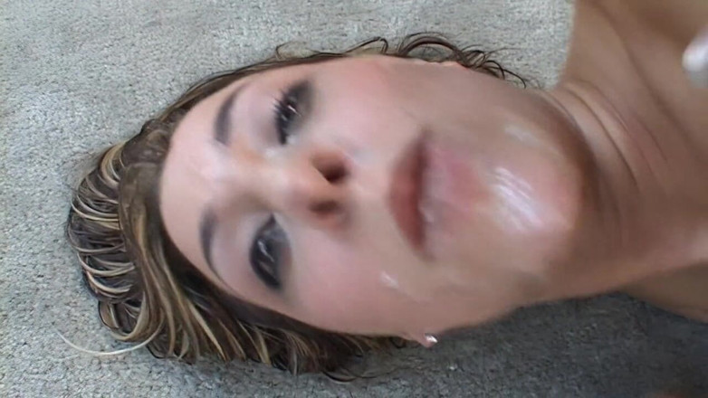 My Porn King: Blonde gags on a huge cock then gets fucked to...