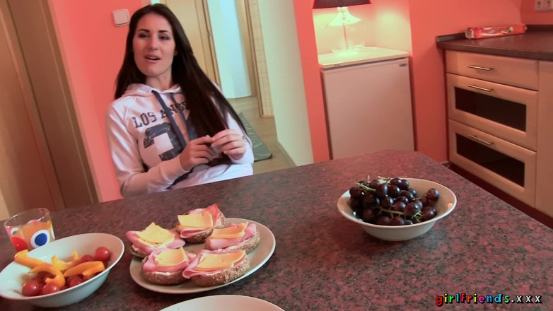 Girlfriends XXX: Girlfriends XXX - Giving Her British Friend a Tour of Her...