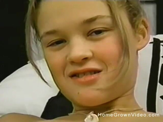 Homegrown Amateurs: Krystina Gets Her Face Covered in Sticky Cum!