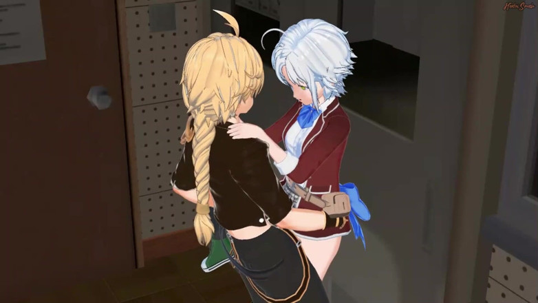 Hentai Smash: Fie Claussell gets fucked until she orgasms, gets a facial -...