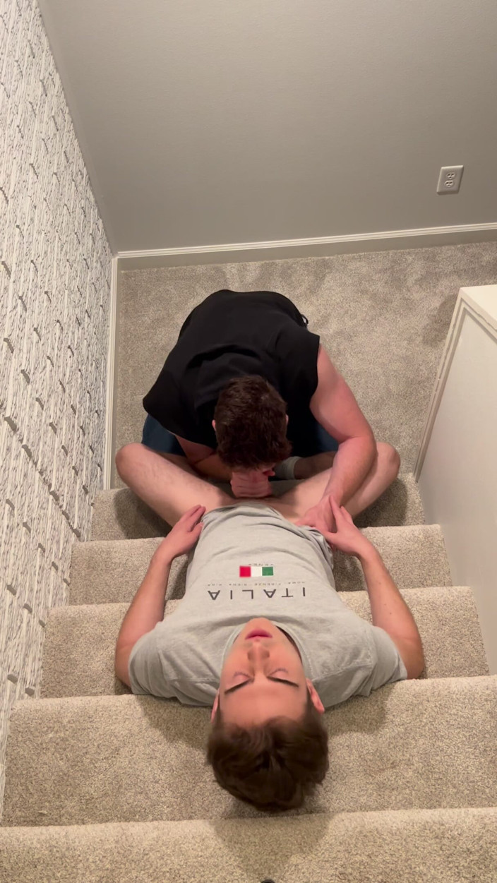 The Step Brothers: Giving My Stepbrother a Blowjob on His Birthday