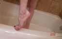 ATKIngdom: Aiden Ashley soaps up herself in the shower