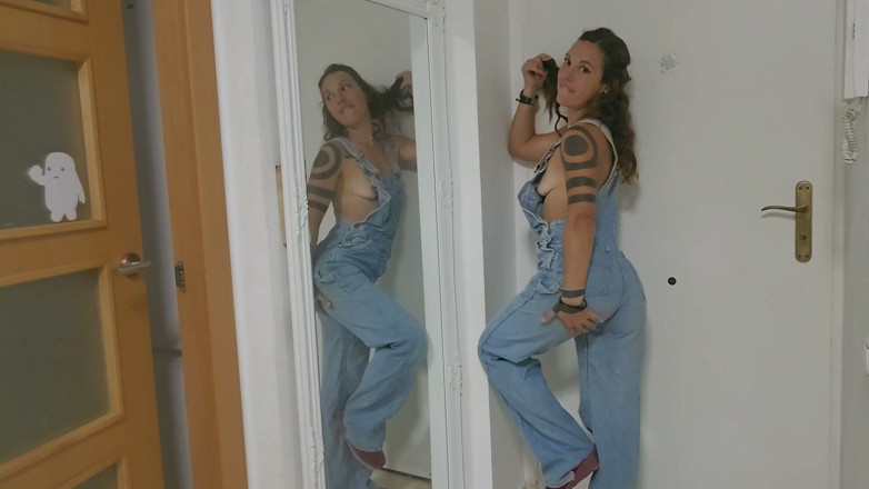 dafnedenoch: Absorvendo minha enteada Jean Overalls!