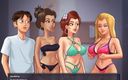 Miss Kitty 2K: Summertime Saga Sex Party, 3 Girls One Dick - Part 177