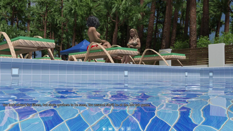 3D Cartoon Porn: Mon dortoir 141 - La piscine aux seins nus (anniversaire) Patty, partie 8