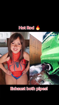 Spidergirl Cleaning the Exhaust Pipe Free
