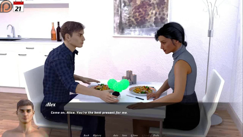 Dirty GamesXxX: Milf's tale: MILF's and lesbians on Valentine day - ep. 9