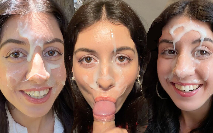 Katty West: Duży wybór spermy na twarzy - 18 scen z wytryskiem na twarzy