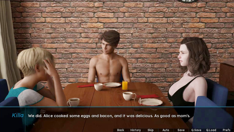 Visual Novels: Aroma musim panas bagian 5 (rute saudara tiri)