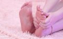 Arya Grander: Oily Feet Massage, Romantic Slow Foot Fetish Barefoot Video