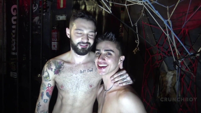 Young French dudes with big cocks: Nathan Luna wird roh von Igor Lucios benutzt