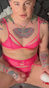 Femboy Fucks Masturbator