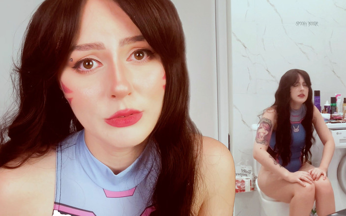 Spooky Boogie: D.va 一整天都吃裂土器和屁在你的脸上