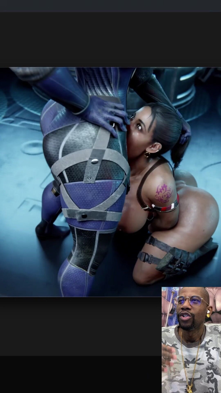 L6RD7BLU3 FUTA: Jill Getting Her Transgender Cock Deepthroated by Big Breast Fat...