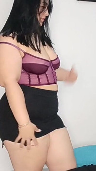 My Chubby Stepsister's Ass Until She Lets Me Come Inside Her Vagina