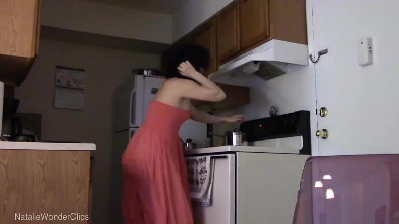 Natalie Wonder: A bun in the oven - stepmommy shows her curious boy...