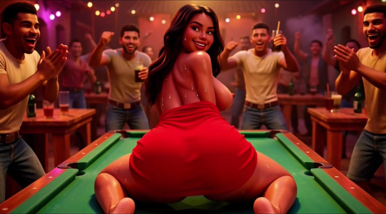 My night collection: Puta flaca caliente con gran culo baila salvajemente en pagode...