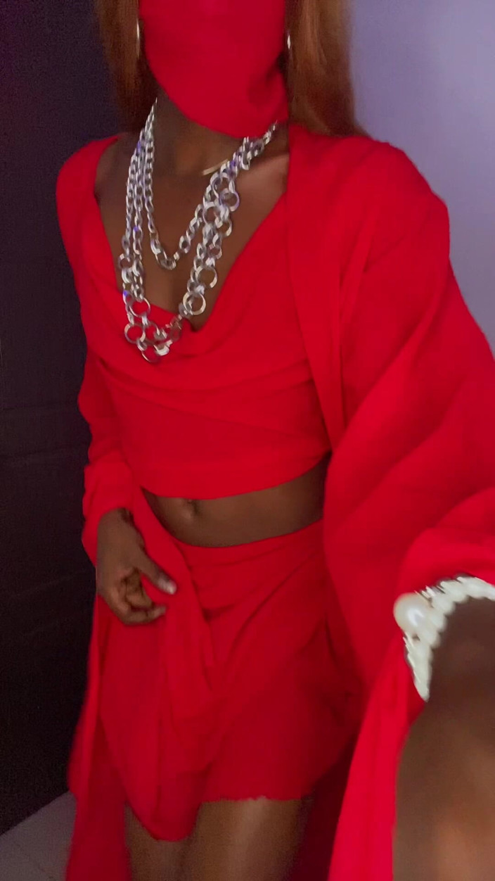 Cilia Hung: The Lady in Red with Carrot