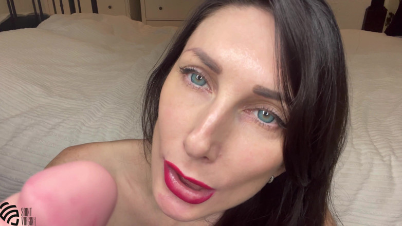 LizaVirgin: Cumshot after piercing blowjob deep throat