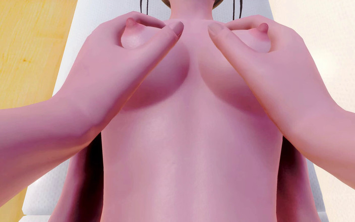 3D Cartoon Porn: Murmur 5 - Prezentare de modă Over. Adam masează sânii lui Sophie