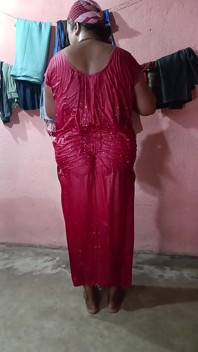 Saree Dropping After Bath Sfw 2