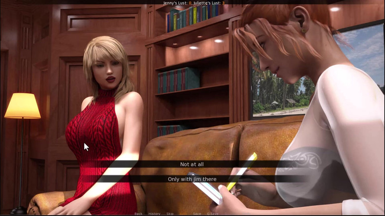 Johannes Gaming: 幸福的婚姻 #8 - 吉姆和克莱尔在 offi 操逼很有趣...rtha，珍妮在温索普面前做了一件性感的衣服。