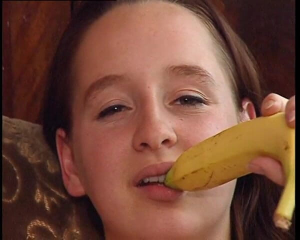 YOUR FIRST PORN: Jerks off with Banana
