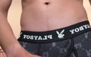 Z twink: Playboy Boxers &amp;amp; Hard Cock
