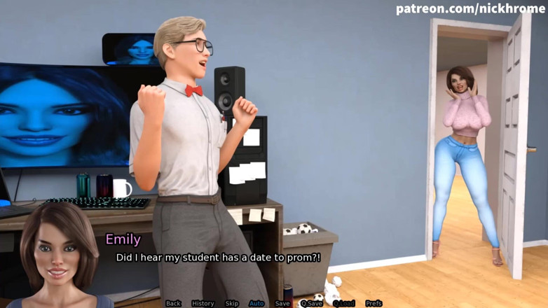 Visual Novels: SexBot 22 - milf teacher and tutor