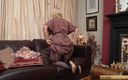 Older Lady Fun: Naughty Granny Sapphire Louise Pantyhose Play