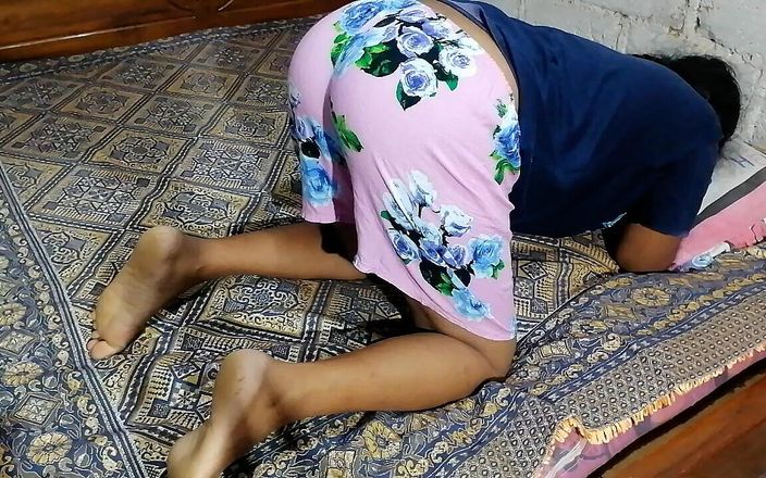 Sweety In Bed: Зловив дружину в кімнаті з найкращою жорсткою позицією, яка застрягла
